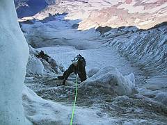 Angus follows up the Chute