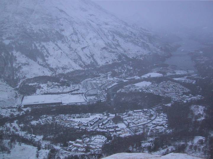 Kinlochleven from Creagan Sgiathan