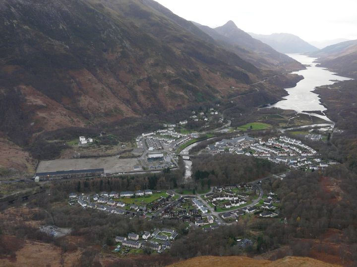 Kinlochleven from Creagan Sgiathan